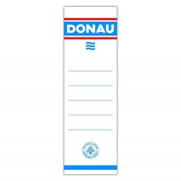 ETYKIETY DO SEGREGATORA WSUWANE 48X153MM DONAU DWUSTRONNE 20SZT