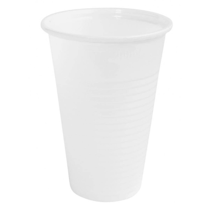 KUBEK JEDNORAZOWY OFFICE PRODUCTS BIAŁY PLASTIK 200ML 100SZT