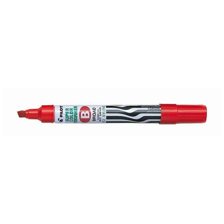 MARKER PERMANENTNY PILOT SCA-B-R CZERWONY ŚCIĘTA