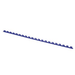 GRZBIET PLASTIKOWY 6MM (25 KARTEK) OFFICE PRODUCTS NIEBIESKI 100 SZT.