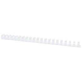 GRZBIET PLASTIKOWY 19MM (165 KARTEK) OFFICE PRODUCTS BIAŁY 100 SZT.