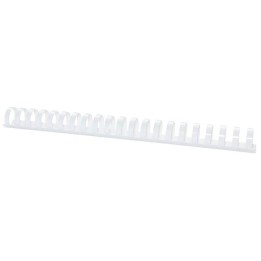 GRZBIET PLASTIKOWY 25MM (240 KARTEK) OFFICE PRODUCTS BIAŁY 50 SZT.