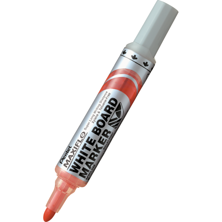 MARKER SUCHOŚCIERALNY PENTEL MAXFILO MWL5M-B CZERWONY OKRĄGŁA