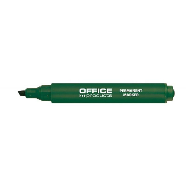 MARKER PERMANENTNY OFFICE PRODUCTS ZIELONY ŚCIĘTA 1-5MM