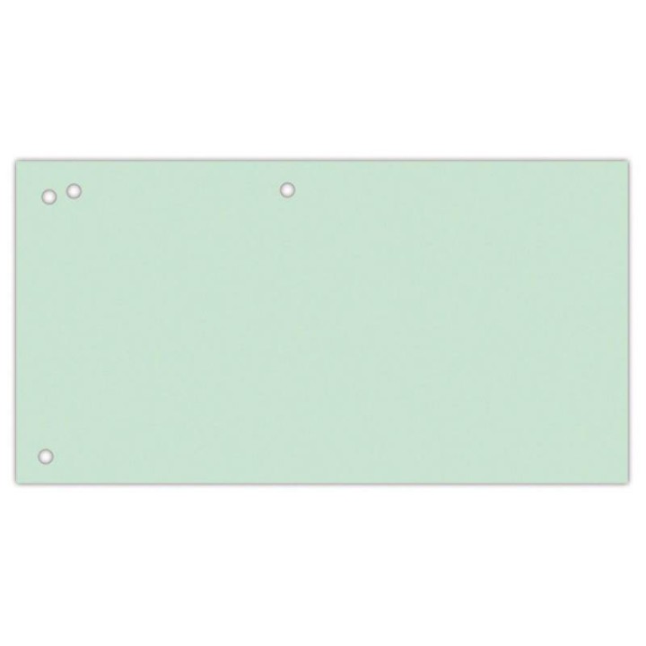 PRZEKŁADKI 1/3 A4 OFFICE PRODUCTS ZIELONE KARTON 190G/M² 100SZT