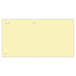 PRZEKŁADKI 1/3 A4 OFFICE PRODUCTS ŻÓŁTE KARTON 190G/M² 100SZT