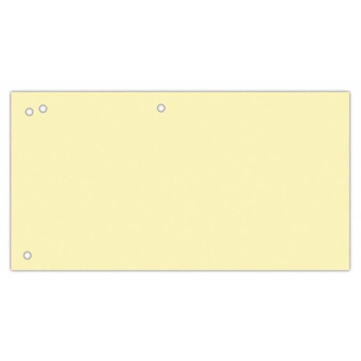 PRZEKŁADKI 1/3 A4 OFFICE PRODUCTS ŻÓŁTE KARTON 190G/M² 100SZT