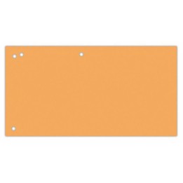 PRZEKŁADKI 1/3 A4 OFFICE PRODUCTS POMARAŃCZOWE KARTON 190G/M² 100SZT