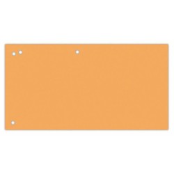 PRZEKŁADKI 1/3 A4 OFFICE PRODUCTS POMARAŃCZOWE KARTON 190G/M² 100SZT