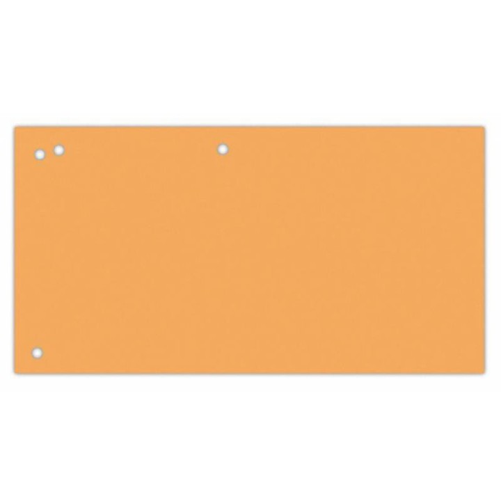 PRZEKŁADKI 1/3 A4 OFFICE PRODUCTS POMARAŃCZOWE KARTON 190G/M² 100SZT