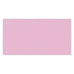 PRZEKŁADKI 1/3 A4 OFFICE PRODUCTS RÓŻOWE KARTON 190G/M² 100SZT