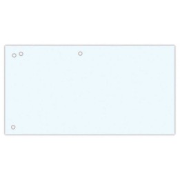PRZEKŁADKI 1/3 A4 OFFICE PRODUCTS BIAŁE KARTON 190G/M² 100SZT
