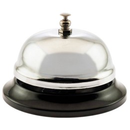 DZWONEK RECEPCYJNY ŚR.85MM OFFICE PRODUCTS SREBRNY