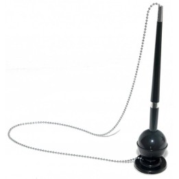 DŁUGOPIS OFFICE PRODUCTS NA ŁAŃCUSZKU STOJĄCY NIEBIESKI 0.7MM