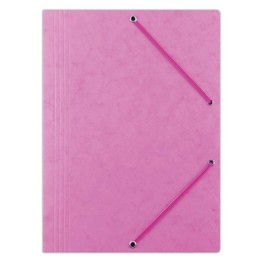 TECZKA Z GUMKĄ A4 OFFICE PRODUCTS RÓŻOWA PRESZPAN 390GSM