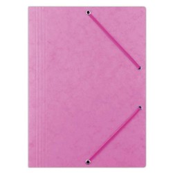 TECZKA Z GUMKĄ A4 OFFICE PRODUCTS RÓŻOWA PRESZPAN 390GSM