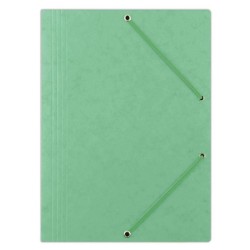 TECZKA Z GUMKĄ A4 OFFICE PRODUCTS JASNOZIELONA PRESZPAN 390GSM