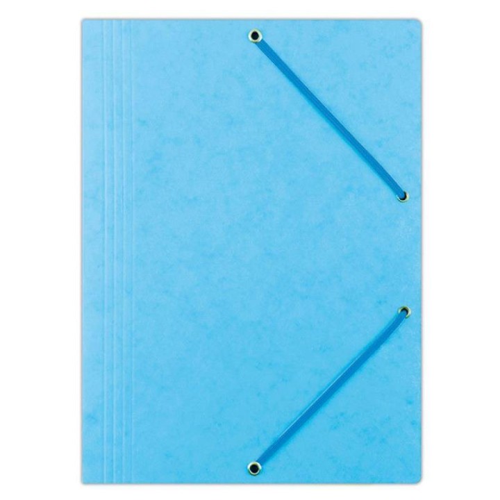 TECZKA Z GUMKĄ A4 OFFICE PRODUCTS JASNONIEBIESKA PRESZPAN 390GSM