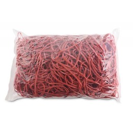 GUMKI RECEPTURKI OFFICE PRODUCTS 130MM 1,5X3MM 60% CZERWONE 1KG