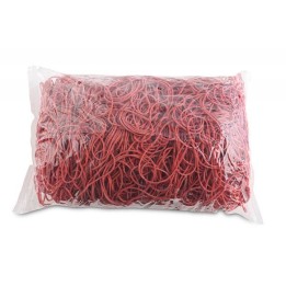 GUMKI RECEPTURKI OFFICE PRODUCTS 70MM 1,5X1,5MM 60% CZERWONE 1KG