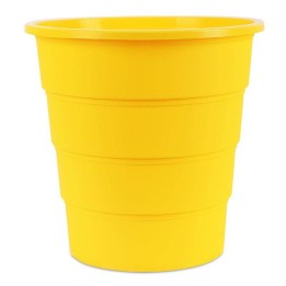 KOSZ NA ŚMIECI 16L OFFICE PRODUCTS ŻÓŁTY PLASTIK