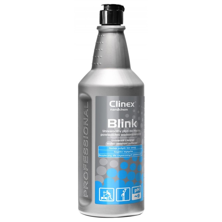 UNIWERSALNY PŁYN DO MYCIA POWIERZCHNI WODOODPORNYCH CLINEX BLINK CYTRYNOWY 1L