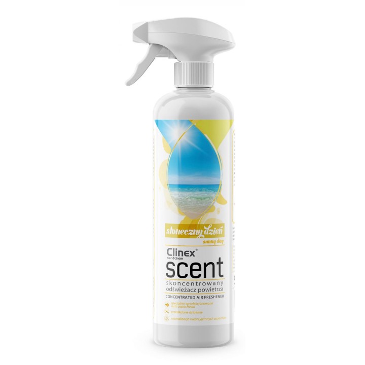 ODŚWIEŻACZ POWIETRZA SKONCENTROWANY CLINEX SCENT SŁONECZNY DZIEŃ 500ML