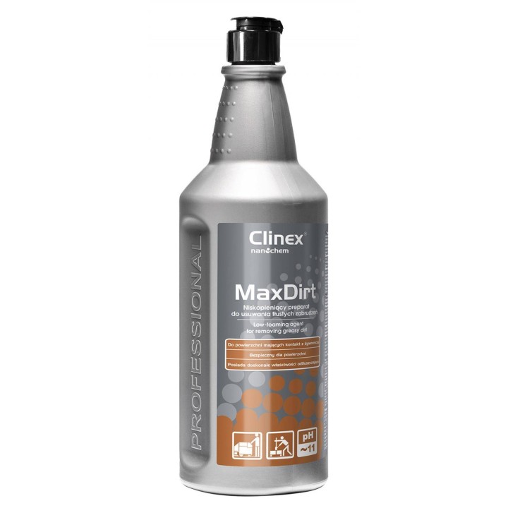 PREPARAT SKONCENTROWANY DO USUWANIA TŁUSTYCH ZABRUDZEŃ CLINEX 4 MAX DIRT 1L