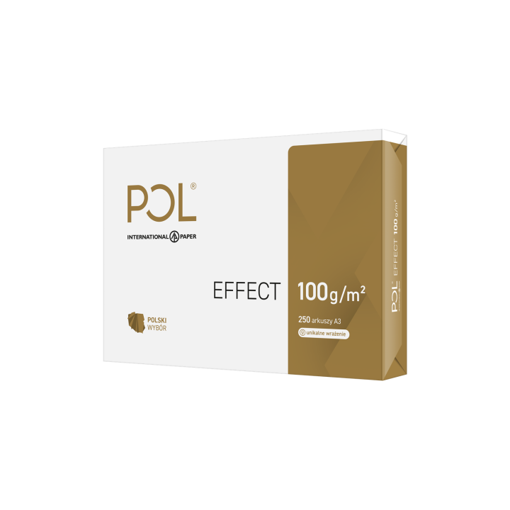 PAPIER SATYNOWANY A3 100G POLEFFECT POLEF100X402 BIAŁY 250ARK