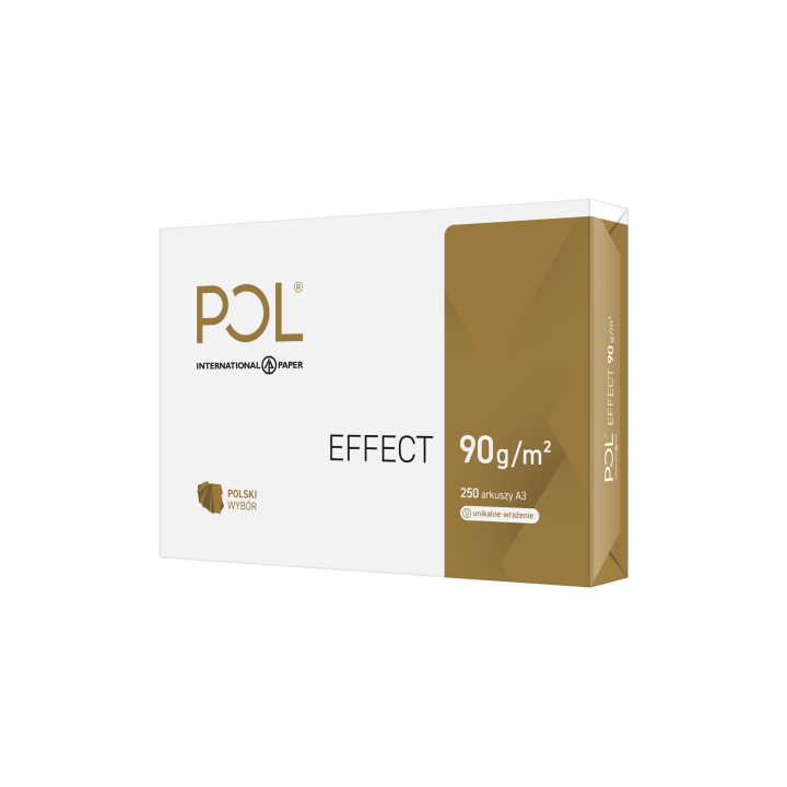 PAPIER SATYNOWANY A3 90G POLEFFECT POLEF090X402 BIAŁY 250ARK