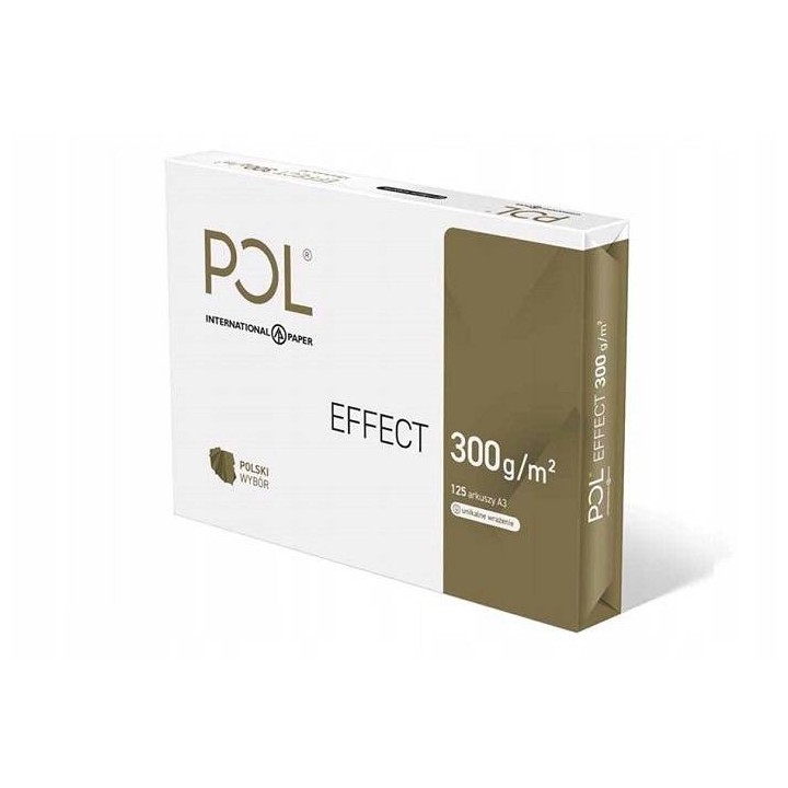 PAPIER SATYNOWANY A3 300G POLEFFECT POLEF300X402 BIAŁY 125ARK