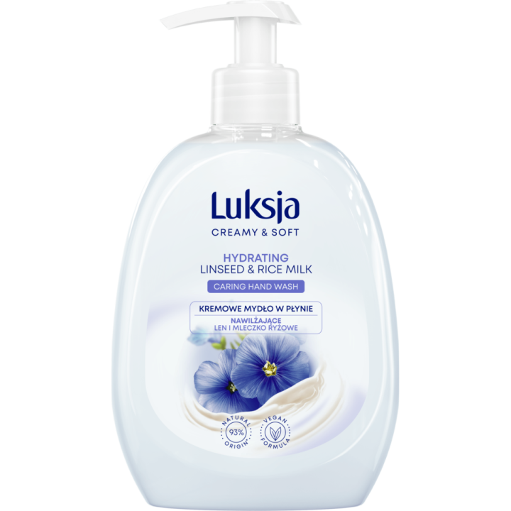 MYDŁO W PŁYNIE LUKSJA LINEN & RICE MILK 500ML