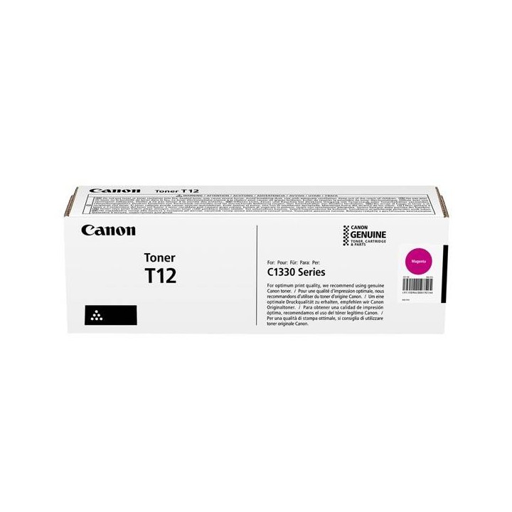 CANON ORYGINALNY TONER T12, MAGENTA, 5300S, 5096C006, CANON I-SENSYS X C1333, O