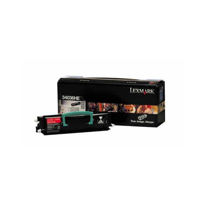 E330/E342 TONERBK6K +REG LEXMARK 34036HE