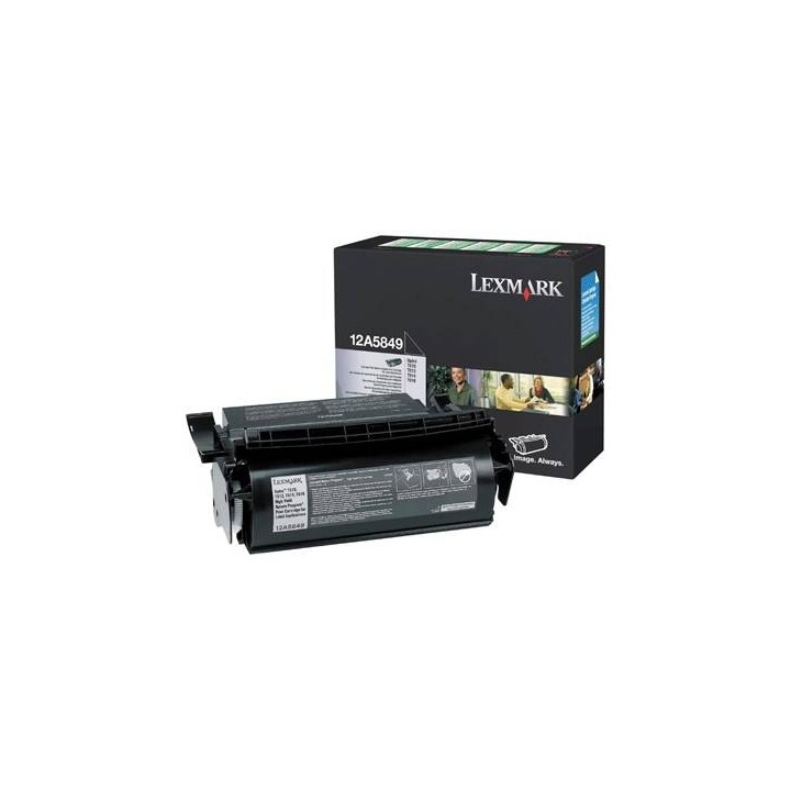 T610/T616 TONERBK25K DO ETYKIET LEXMARK 12A5849