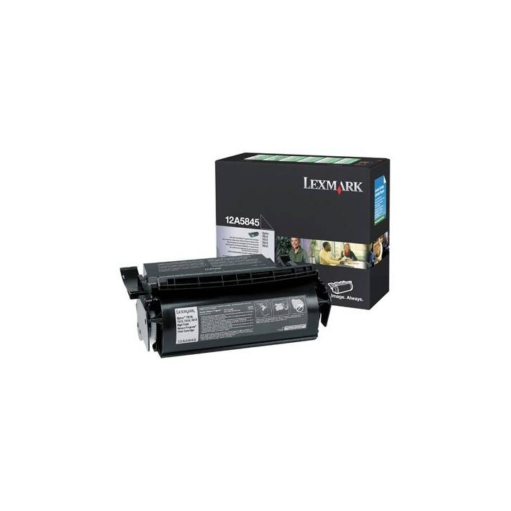 T610/T616 TONERBK25K ZWROT. LEXMARK 12A5845