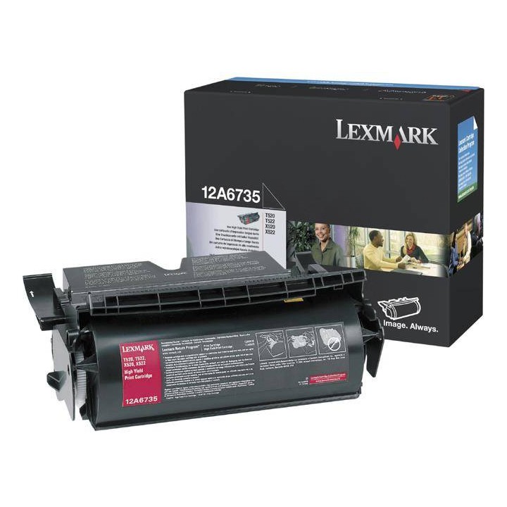T522/X522 TONERBK20K +REG LEXMARK 12A6735