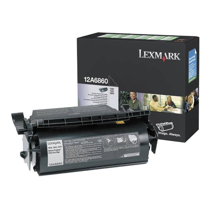 T622/X620 TONERBK10K ZWROT. LEXMARK 12A6860