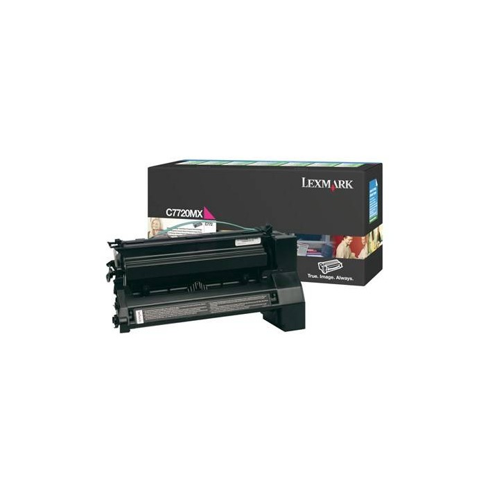 TONER ORYGINALNY ZWROTNY LEXMARK C7720MX MAGENTA 15000STR.