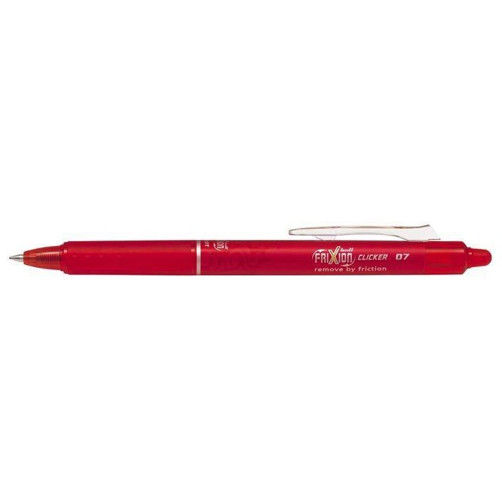 DŁUGOPIS KULKOWY PILOT FRIXION CLICKER BLRT-FR7-R CZERWONY 0.7