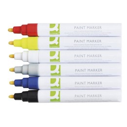 MARKER OLEJOWY Q-CONNECT BIAŁY 2-3MM