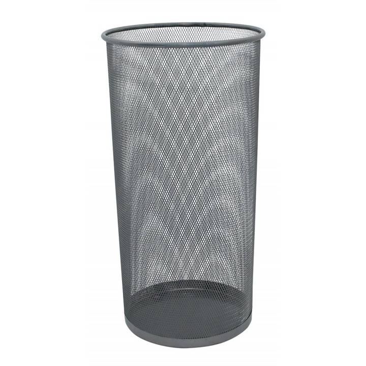 STOJAK NA PARASOLE Q-CONNECT OFFICE SET SREBRNY METALOWA SIATKA