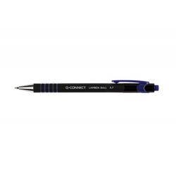 DŁUGOPIS AUTOMATYCZNY Q-CONNECT LAMBDA NIEBIESKI 0.7MM