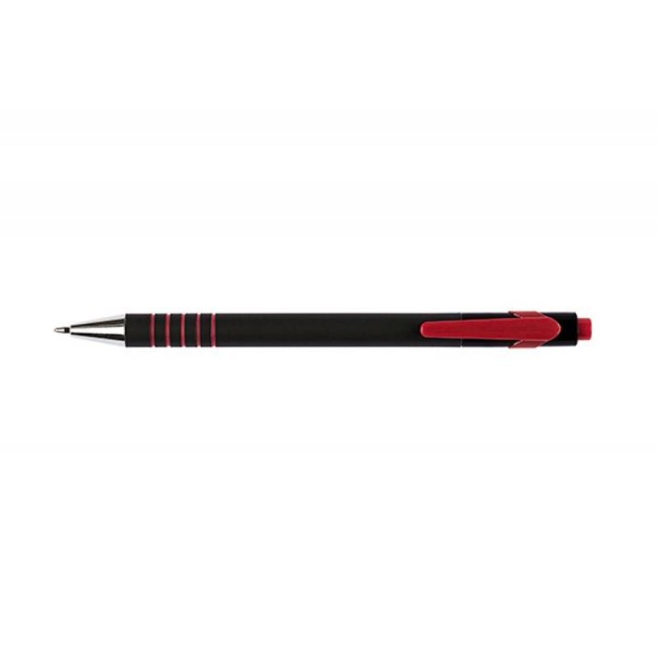 DŁUGOPIS AUTOMATYCZNY Q-CONNECT LAMBDA CZERWONY 0.7MM