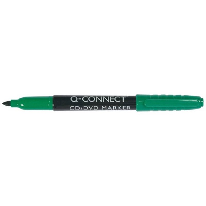 MARKER CD/DVD Q-CONNECT ZIELONY 1MM