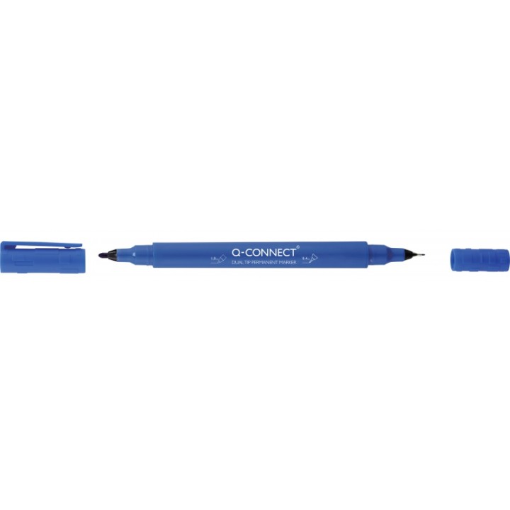MARKER CD/DVD DWUSTRONNY Q-CONNECT NIEBIESKI 0.4-1MM