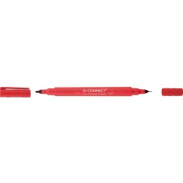 MARKER CD/DVD DWUSTRONNY Q-CONNECT CZERWONY 0.4-1MM
