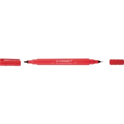 MARKER CD/DVD DWUSTRONNY Q-CONNECT CZERWONY 0.4-1MM