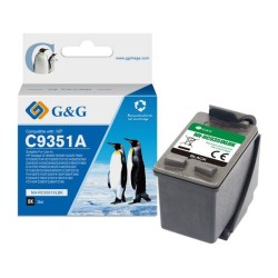 G&G KOMPATYBILNY INK / TUSZ Z C9351A, HP 21, BLACK, 16ML, ML NH-R9351BK, DLA HP DESKJET 3930, 3940, FAX 1250, OFFICEJET 4315 ALL