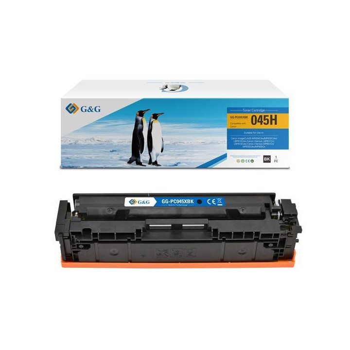 G&G KOMPATYBILNY TONER Z 045HBK, BLACK, 2800S, NT-PC045XBK, DLA CANON MF634CDW, MF632CDW, LBP612CDW, LBP611CN, LBP613CDW, N